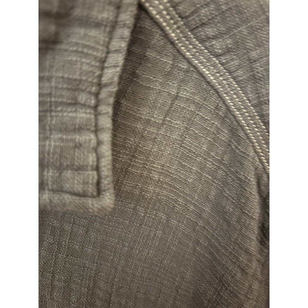 2 Carbon2Cobalt Men's Cotton Button Down Shirts Blue Textured Casual L - Picture 5 of 16